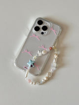 Cotton candy ribbon jell-hard case