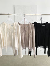  Rabit scarf blouse