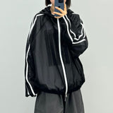 メッシュトラックフーデッドジャケット