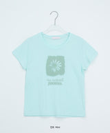 Tiav Flower Printing Short Sleeve Tee