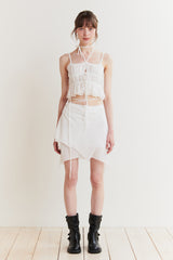 WHISPER BUTTON TOP white