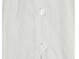 FRILL NECK PINTUCK BLOUSE (WHITE)
