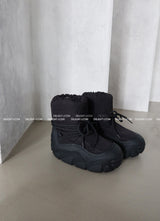 Ribbon Snow Tongue Winter Boots
