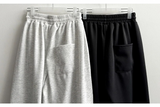 Wenli front, side pin tuck training string wide pants