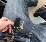  Buyer Lettering Leather Keyring