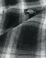 Mwoong Check Flannel Shirts(BLACK)