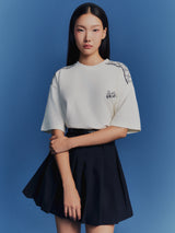 DVRK PRIVÉ PATH MONOGRAM TEE - GREY