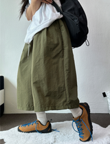 BASIC NYLON フォーマルバミューダ 🖤🩶💛💚4 COLOR
