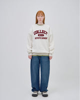COLLECT LOGO SWEAT SHIRTS - OTMEAL
