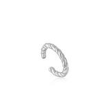 Rope Detail Minimal 925 Silver Ear Cuff E036-06H