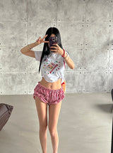 スナックキッチンクロップ半袖Tシャツ