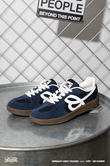 ジョイントネームレトロジャーマントレーニングシューズ - BLUE