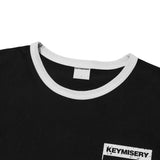 クロウキーズクロップリンガーTシャツ (ブラック)