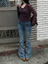 Vintage Two Line Bootcut Denim