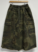 DAMAGE VINTAGE MILITARY BERMUDA PANTS 🖤🩶💚🤎20L0R