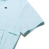 UNI MONO CHERRY HALF ZIP UP ANORAK - ICE