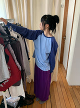 26SS★ [BAONHAUS] ケトン バンディング ロングスカート