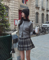 Mori Check Tennis Skirt