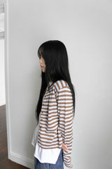 nudy stripe cardigan(3colors)