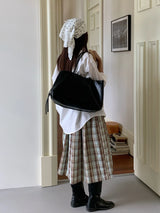 Classic Multi-Pocket Large Office Tote Shoulder Bag