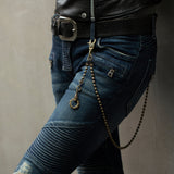 SVC-519 Antique Gold Dog Tag Basic Fashion Keychain
