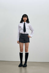 AVEL PINSTRIPE MICRO PANTS / CHARCOAL