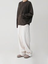 [Premium] Snow Puff Round Cardigan