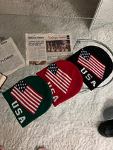 USA フラッグフリーダムベーシックビーニー (3 colors)