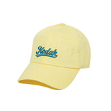 LETTERING RELAX FIT BALL CAP【YELLOW】