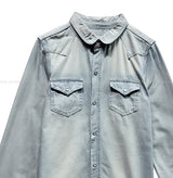 Icy Western Pocket Denim Shirt