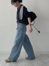 132 High-Waist Wide Denim Pants
