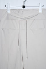 フォールデッド ストリング パンツ (Light Gray)