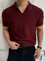 Road collar knit