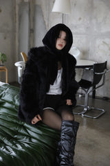 Lisa Hood Fur Jacket