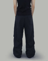 Comble Pintuck Wide Pants (Black)