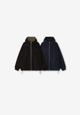 MO Reversible Fleece Hoody Jumper