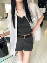 Shape Stripe Shirt (2 colors)