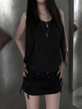 eco linen sleeveless (2color)