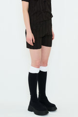 スムースニットショートパンツ