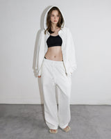 BDM Hoodie Zip Up Jacket Cloud Dancer
