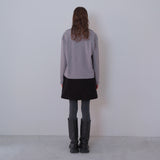 Melange Snap Knit Polar Tee