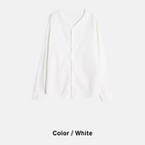 [S/S] ノンカラーパターンシャツ(2color)