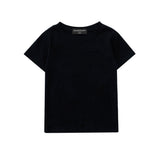 スリムフィットレギュラーハーフTシャツ [BLACK]
