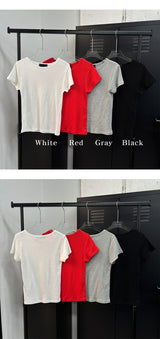 [S/S] slim fit half t-shirts(4color)