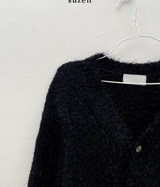 Gania Mohair Loose-Fit Cardigan