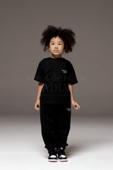 KIDS BASIC LOGO SHORT SLEEVE T-SHIRT BLACK