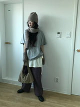 スノーマンオーバーサイズTシャツ (4 Colors)