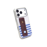 SUN CASE BUTTON PATCH BURGUNDY