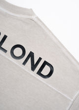 BBD ヒデンスローガンピグメントロングTシャツ（サンド）
