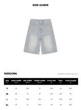 BTB :ウェーブウォッシングバミューダショーツ  [BLUE CORE] [UNISEX]